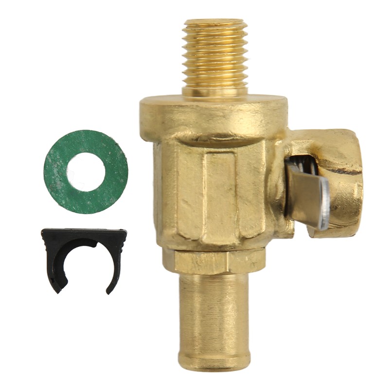 F124N Engine Oil Drain Valve with Nipple Metal M10‑1.25 Thread