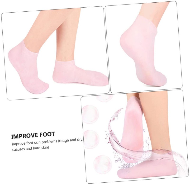 Healeved 1set Callus Removing Gloves Foot Exfoliating Socks Moisturizing Hand