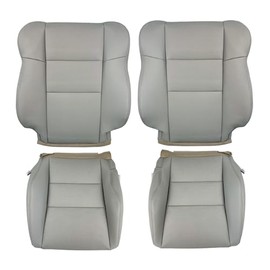 allwelll Replacement for 2007 2008-2012 Acura RDX Perforated Leather Seat Cover Gray (Driver & Passenger)