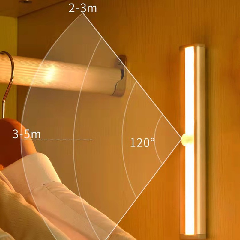 LED Cabinet Light Warm White 2 Brightness Stepless Dimming Timing