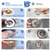3-in-1 Kitchen Sink Drain Strainer & Sink Stopper 2 Pack