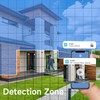 ELECCTV 2K QHD Solar Security Cameras Wireless Outdoor WiFi, 12000mah