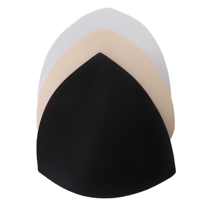 9 Pairs Sports Bra Inserts Triangular Breathable Bra Pads Inserts