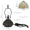 HWDFEI Small Tiffany Mushroom Table Lamp,Mini Memory Sympathy Antique lamp