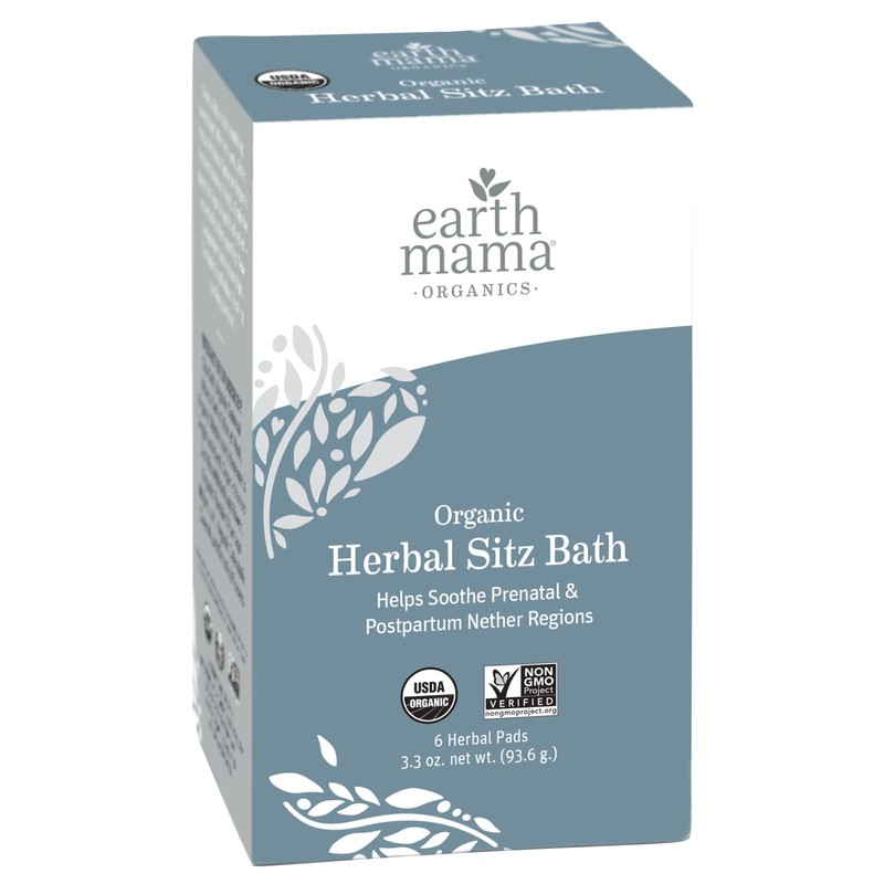 Organic Herbal Sitz Bath by Earth Mama | Soothing Soak
