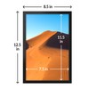 LaVie Home 8x12 Picture Frame for Wall Display, 8x12 Black