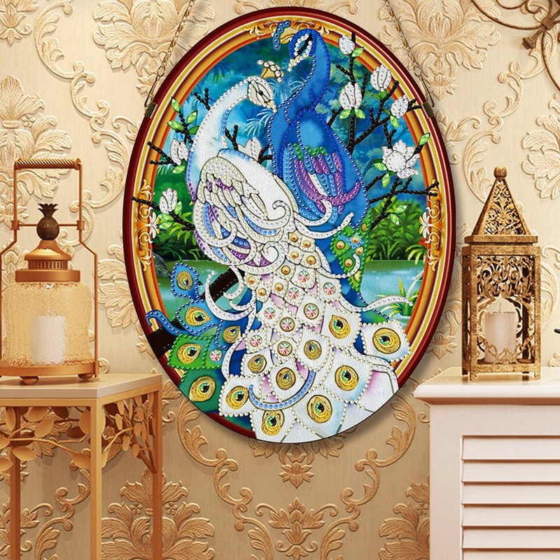 DIY Leather Diamond Painting Diamond Embroidery Crafts Home Hanging Picture