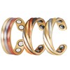 3X-4 Strong Magnetic Arthritis Copper Rings for Female Magnetic Field