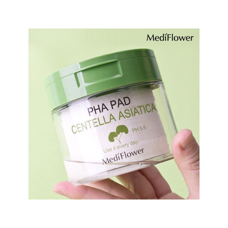 Mediflower 메디플라워 어성초 토너 패드+센텔라 파하 패드 Mediflower Mugwort Toner