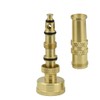 PLG Brass 5-Piece Adjustable Garden Hose Nozzle Set