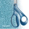 Fiskars Explore Scissors, Design Collection, Glitter Digital Cloud, 8 Inches