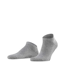 Falke Men’s Family Trainer Socks - 94% Cotton - 1 Pair - Family Sneakers Grey (Light Grey Melange 3390)