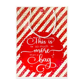 Music Gift Bag "Love Actually", when you open the bag you hear "Love is all around" (cover version), great gift packaging, GagBag by bentino 33 x 23 x 10 cm