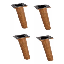 Herrajes Guerrero Patas De Plástico Para Mubles Sala 16 Cm Madera 4 Piezas