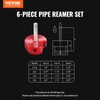 Happybuy PVC Pipe Reamer Kit, Aluminum Alloy, PVC Pipe Fitting