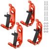 4Pcs Roof Rack Shovel Mount Kit Zinc Alloy Shovel Holder