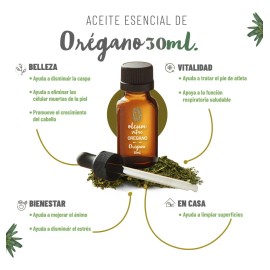 Oleum Vitae Aceite Esencial 100% Puro De Orégano 30ml