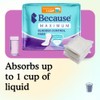 Because Incontinence Pads for Women – Maximum Absorbency for Moderate