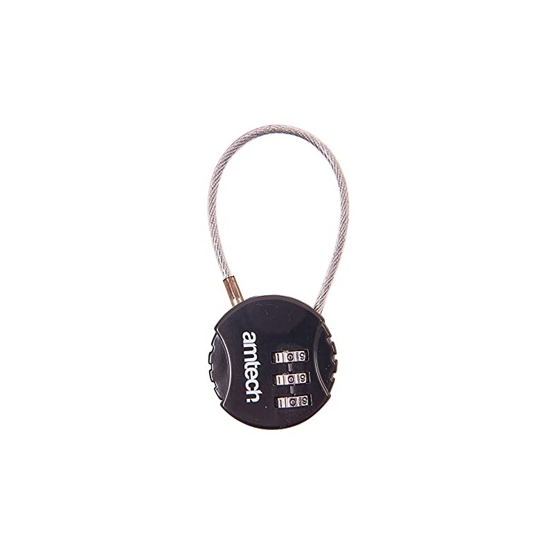 Amtech T1154 Combination Cable Lock
