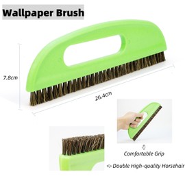 Ewrap Complete Wallpaper Tool Kit - All-in-One Bundle with 30cm Measuring Ruler, 27cm Wallpaper Brush, Squeegee, Seam Roller & Safety Gloves for Professional Installation | DIY Home Decor Tools