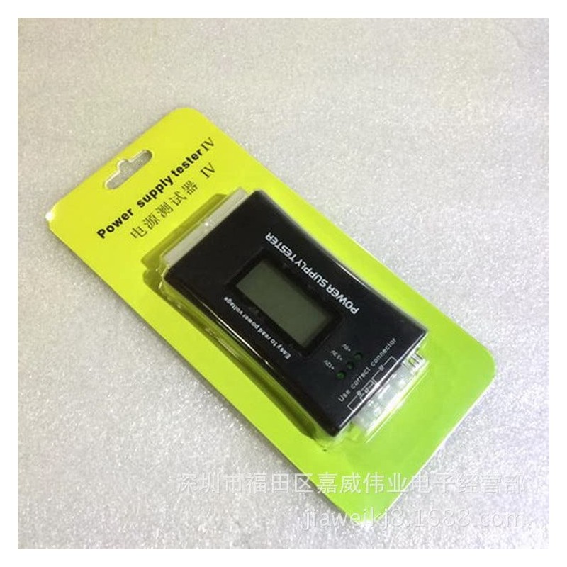 WANGCL LCD display PC Power Supply Tester 20/24 Pin Psu