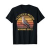 Mourning Dove Bird Lover Vintage Retro Sunset Bird Watching T-Shirt