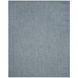 SAFAVIEH Courtyard Collection 8' x 10' Blue/Grey CY8653 Indoor/ Outdoor Patio Backyard Mudroom Area Rug