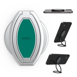 Bobino Kickflip Phone Stand – Versatile Cell Phone Holder Compatible with All Smartphones – Adjustable Angle Phone Mount for Video Watching and Recording – Ultra-Slim Foldable Phone Desk Stand