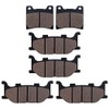 Cyleto Front and Rear Brake Pads for Yamaha XV 1100