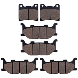 Cyleto Front and Rear Brake Pads for Yamaha XV 1100 Virago 1999 XVS 1100 Dragstar 1999-2004 XVS1100 A Dragstar Classic 2000-2007