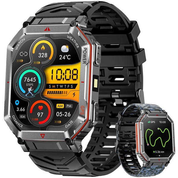 Smart Watch (2025 Newest Evolution, Built-in GPS & Chatgpt Assistant),