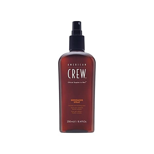 Men's Hair Spray by American Crew, Variable Hold Grooming Spray, 8.45 Fl Oz