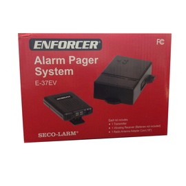 Seco-Larm E-37EV Alarm Pager System, Monitors up to three zones per premises or vehicle, Manual Paging, 4W output, One Half Mile Range