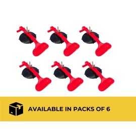 MONT HARD 6 PCS Heavy Duty Suction Cup Clamp Set – Adjustable Vacuum Clamps for Glass, Windshield and Windows – Non-Marking Hold for Automotive, DIY, and Home Projects