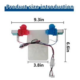 JRSHOME W11210459 Upgraded Washer Water Inlet Valve for Maytag, Kenmore, Amana, Crosley, Inglis, Roper