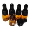 Meliars Frasco Gotero 2 Ml Ambar Bulbo Negro (100 Piezas)
