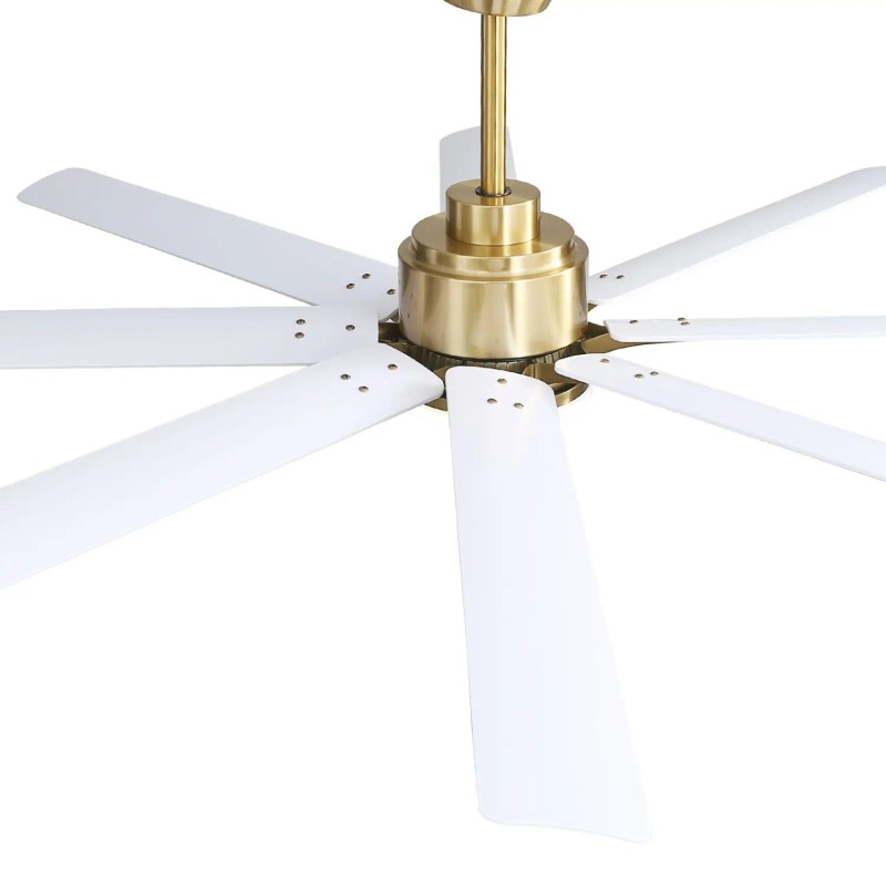 Modern 66-Inch LED Ceiling Fan With Dimmable Light DC Motor