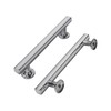 khtumeware 10 Pack 3-3/4 Inch(96mm) Brushed Satin Nickel Cabinet Pulls
