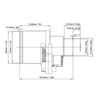 Motorized Zoom Lens 6‑22mm 5MP Focal Length High Precision Auto