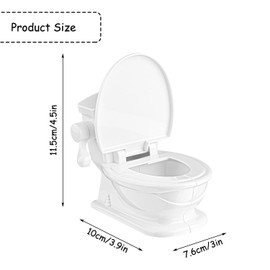 Thyonta Projection Fun Toilet Spoofing Shooting Game with Projectile Poo Suitable for Parent-Child Interaction Children's Toy Parties Family