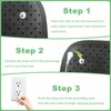 LAXVAPIU Grounding Mat for Bed Earth Connected Mat for Sleep