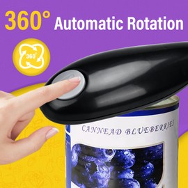 MINSHUXI Elektrischer Dosenöffner Senioren mit Einer Berührung Elektrischer Dosenöffner für Küche Küchenhelfer Geschenk für Koch