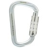 roc'teryx RTF249LK3T Mountain Climbing Carabiner, Steel D, Triple Lock, Silver