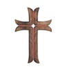 storeindya, Decorations Wooden Celtic Cross Long Wall Hanging French Cross Hand Carved Antique Design Religious Altar Home Living Room Decor Accessory (French Plaque Collection)