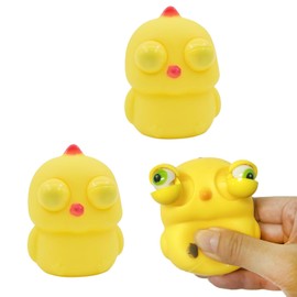 Squishy Toy, 2 Pieces Mochi Squishy Easter, Easter Mochi Squishies, Eyes, Squeeze Toy, Anti Stress Toy, Squeeze Toy Children, Gifts for Easter, Christmas, Birthday Parties (2 Pieces)