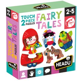 HEADU | Touch 2 Piece Puzzles - Fairy Tales | Educational Games & Puzzles | Ages 2-5 years