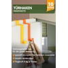 4smile Door Hooks for Hanging Inside, Set of 10, Colourful,