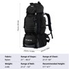 LibSkyln Hiking Backpack, 90L Camping Backpack, Water Resistant Lightweight Outdoor