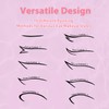 2Pcs Eyeliner Stencils Set 6 in 1 Reusable Templates for
