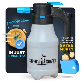 Super Soaper Electric Dog Washing Kit with Pump Sprayer and 150ml Concentrate